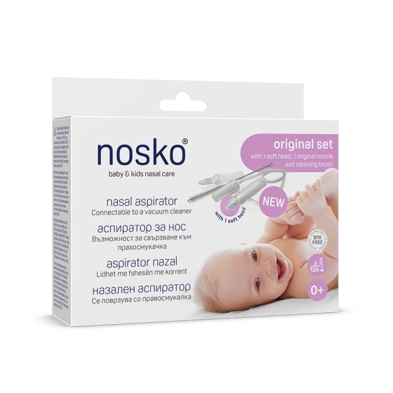 Носко baby set аспиратор за нос + четка