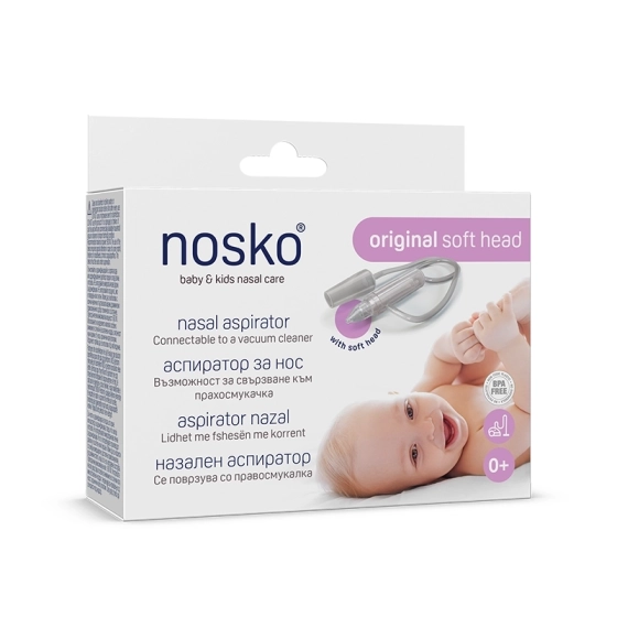 Носко baby 0+ аспиратор за нос с мек накрайник