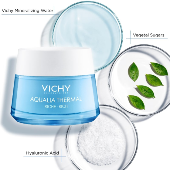 Vichy aqualia thermal rich крем дневен 50мл 588225