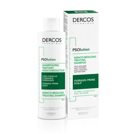 Vichy dercos psolution шампоан кератолитичен,третиращ 200мл. 787222