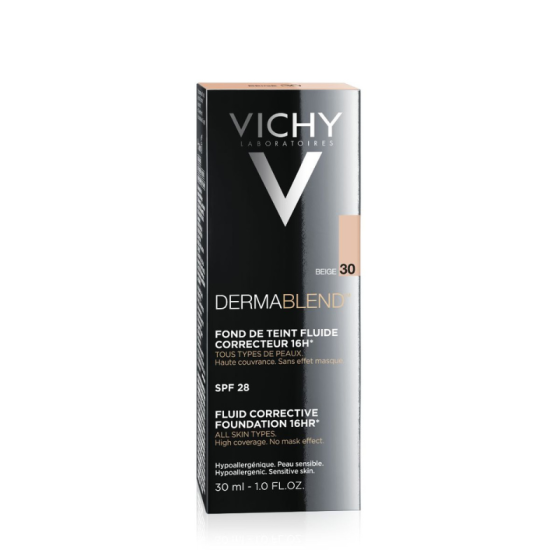 Vichy dermablend фон дьо тен 30 флуид коригиращ 30мл./бежов/ 572378