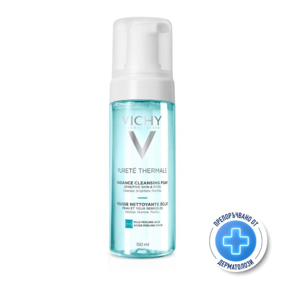 Vichy purete thermale вода-пяна почистваща 150мл. 320980 /зелена/