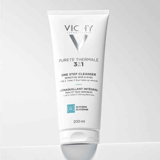 Vichy purete thermale мляко за лице 3в1 дегримиращо, почистващо 200мл. 319144