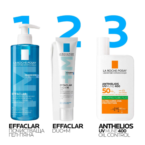 La roche-posay effaclar гел акне почистващ 400мл. 411991