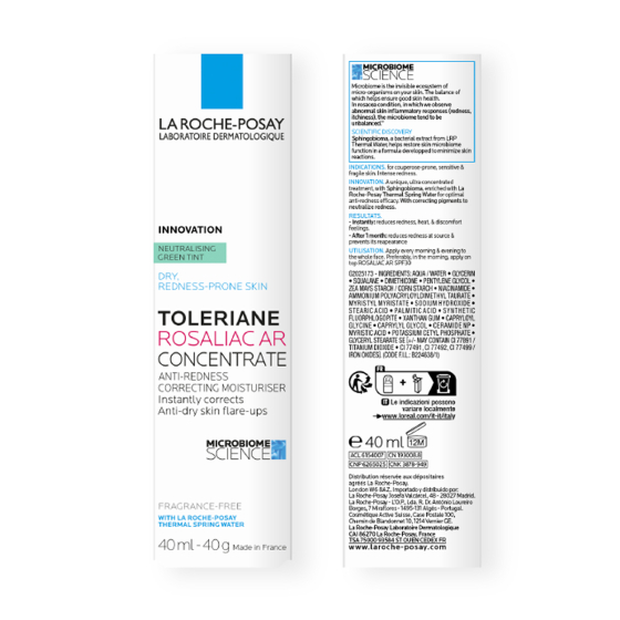 La Roche-Posay Toleriane Rosaliac AR Concentrate Коригираща хидратираща грижа 40мл 807043