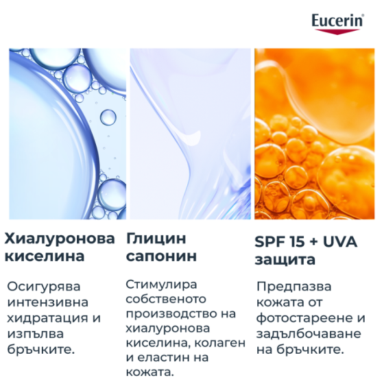 Eucerin hyaluron-filler light дневен крем  50мл
