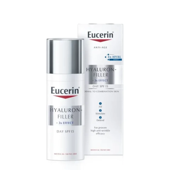 Eucerin hyaluron-filler light дневен крем  50мл