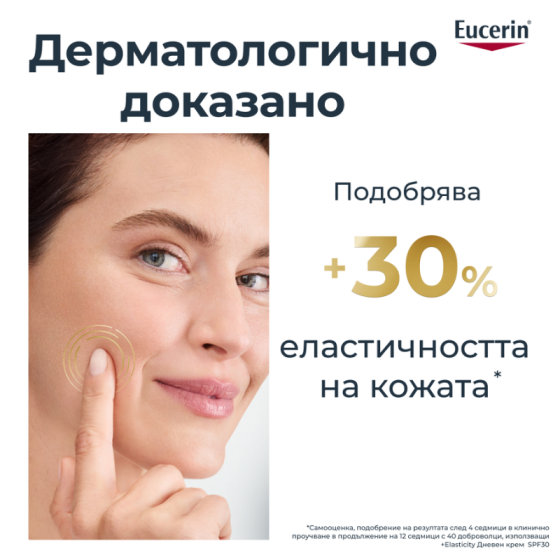 Eucerin hyaluron filler + elasticity дневен крем spf 30 50мл