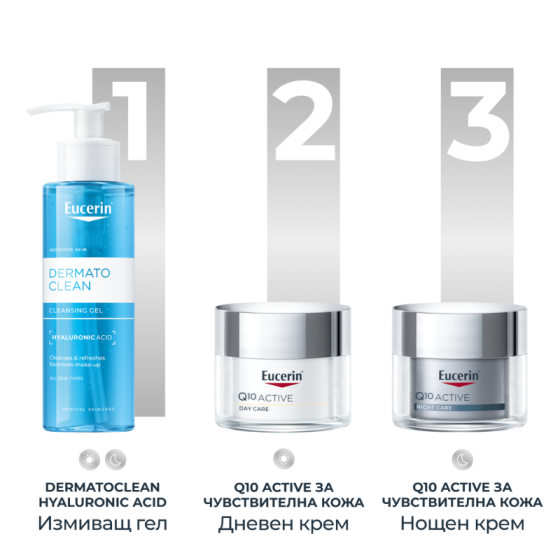 Eucerin q10 active дневен крем 50мл