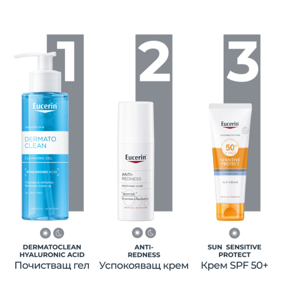 Eucerin antiredness успокояващ крем против зачервяване 50мл