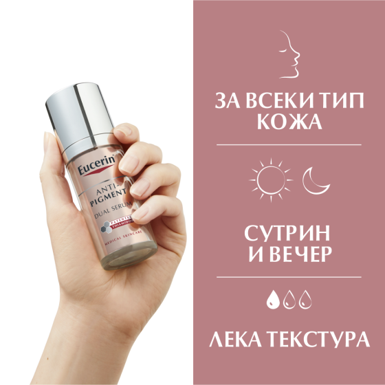 Eucerin anti-pigment серум с двойно действие 30мл