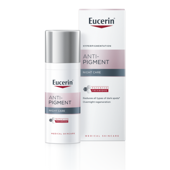 Eucerin anti-pigment нощен крем, 50мл