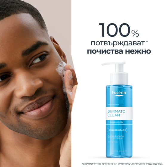Eucerin dermatoclean измиващ гел 200мл