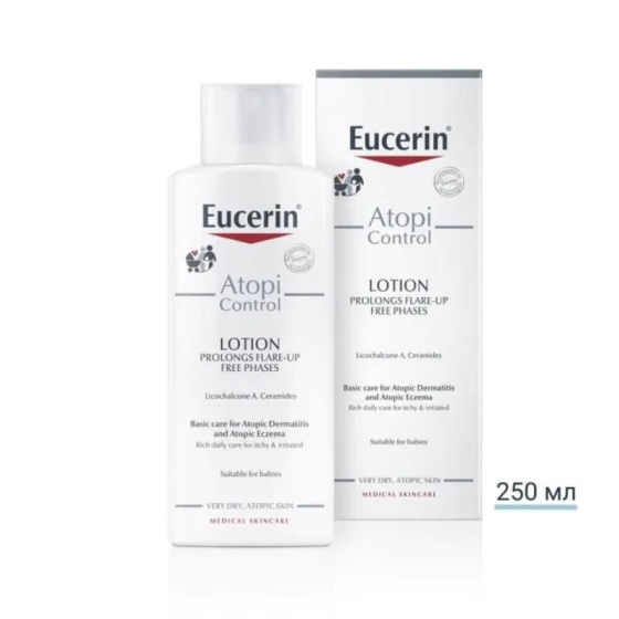 Eucerin atopicontrol успокояващ лосион за тяло  250мл