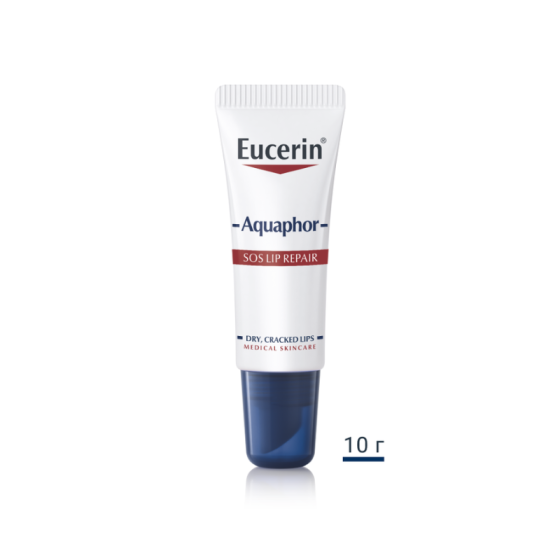 Eucerin aquaphor sos защитаващ балсам за устни, 10гр