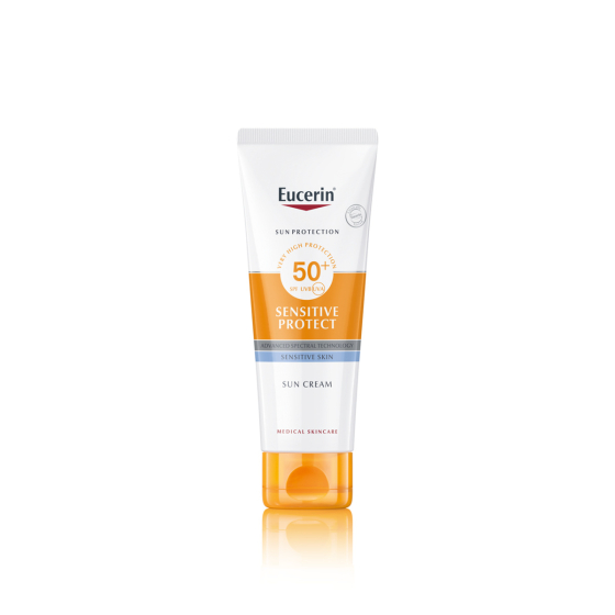 Eucerin слънцезащитен крем за лице spf 50+ 50мл