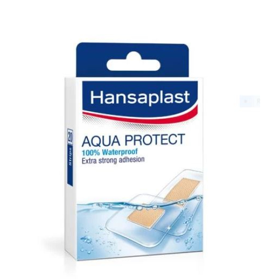 Hansaplast aqua protect пластири водоустойчиви 20 бр.