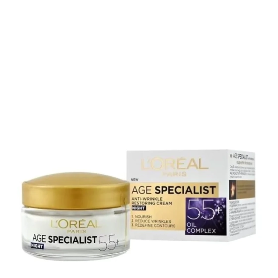Loreal dermo age expert 55+ нощен крем 50мл