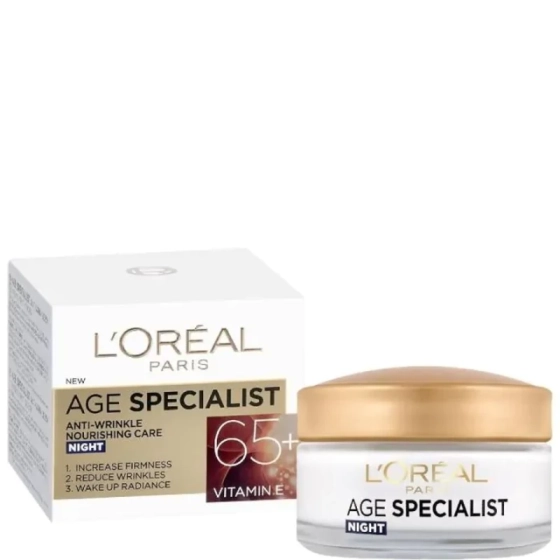 Loreal dermo age expert 65+ нощен крем 50мл