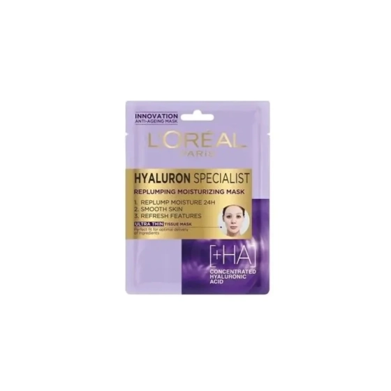 Loreal hyaluron specialist хартиена маска за лице