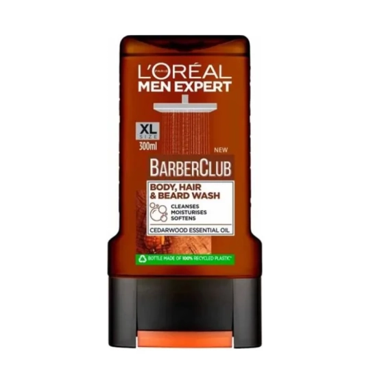 Loreal men  expert душ гел barber club 300мл