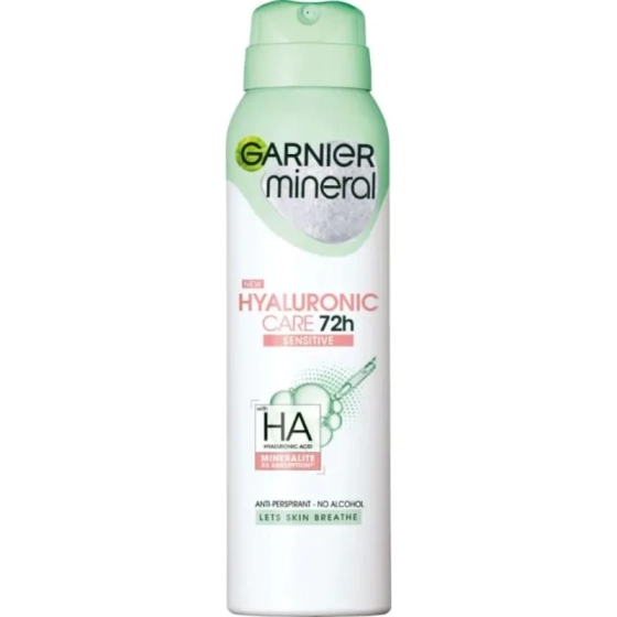 Garnier deo hyaluro care antiperspirant спрей 150мл
