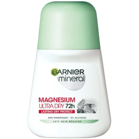 Garnier deo min magnesium ultra dry рол он 50мл