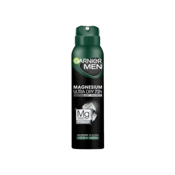 Garnier deo mineral men magnesium ultra dry спрей 150мл