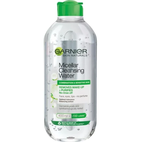 Garnier skin naturals мицеларна вода за смесена и чувствителна кожа 400мл