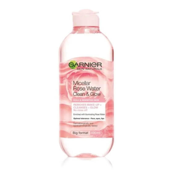 Garnier skin naturals мицеларна розова вода 400 мл