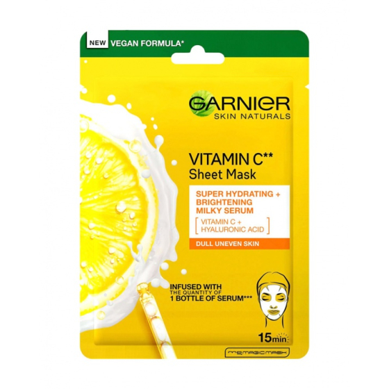Garnier skin active хартиена маска витамин c 28гр