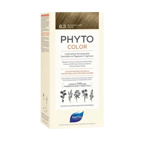 Phyto phytocolor №8.3 светло златисто русо