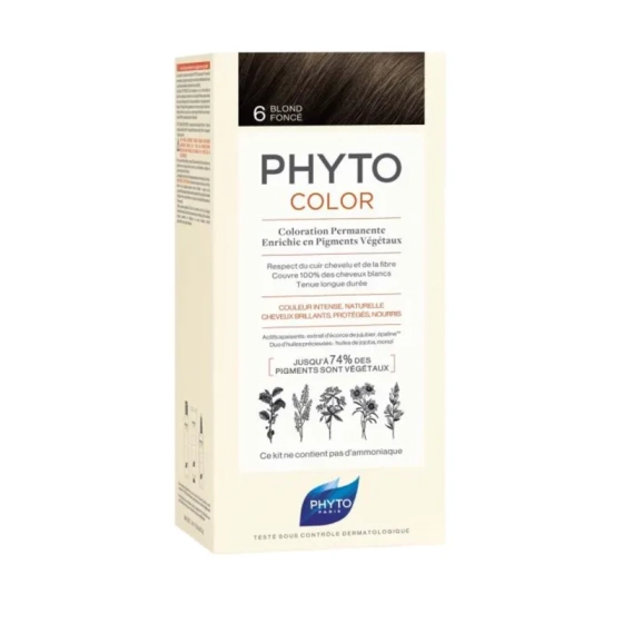 Phyto phytocolor №6 тъмно русо