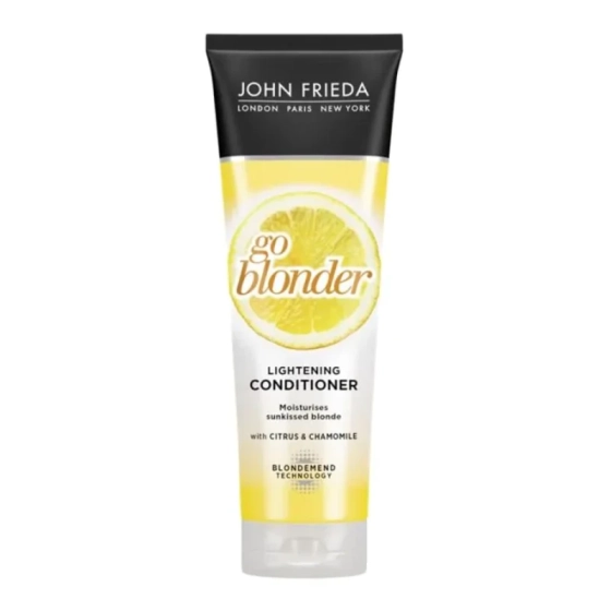 John frieda sheer blonde go blonder изсветляващ балсам за руса коса 250ml
