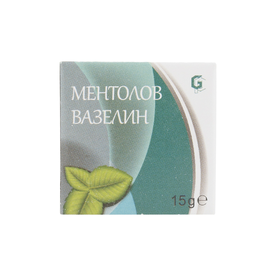 Ментол маз при дерматози, уртикария 15гр