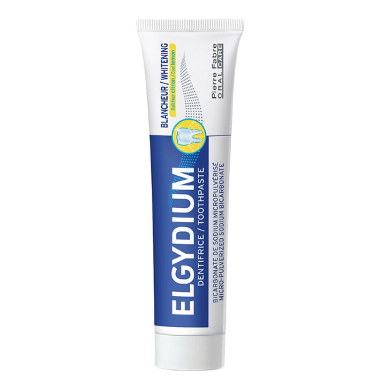 Elgydium whitening cool lemon избелваща паста за зъби с вкус свеж лимон 75ml