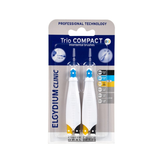 Elgydium clinic трио компакт тесни междузъбни простр trio012