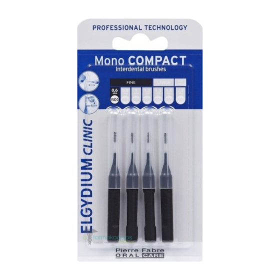 Elgydium clinic моно компакт черен