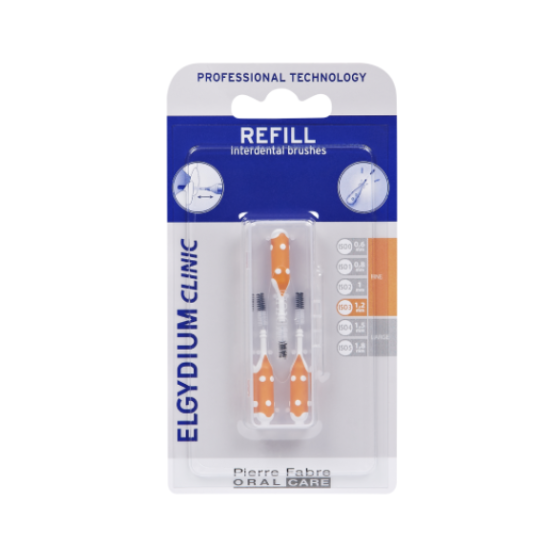 Elgydium clinic трио компакт пълнител оранж