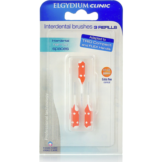 Elgydium clinic трио компакт  пълнител черен