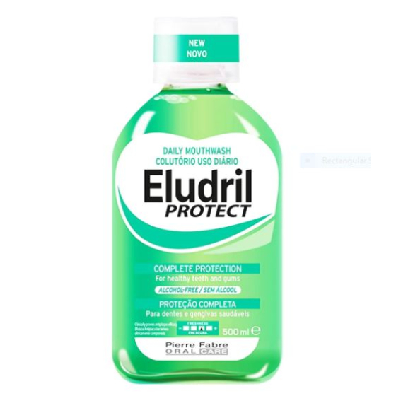 Eludril protect ежедневна вода за уста 500мл