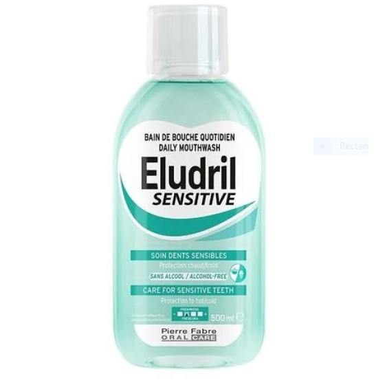 Eludril sensitive ежедневна вода за уста 500мл
