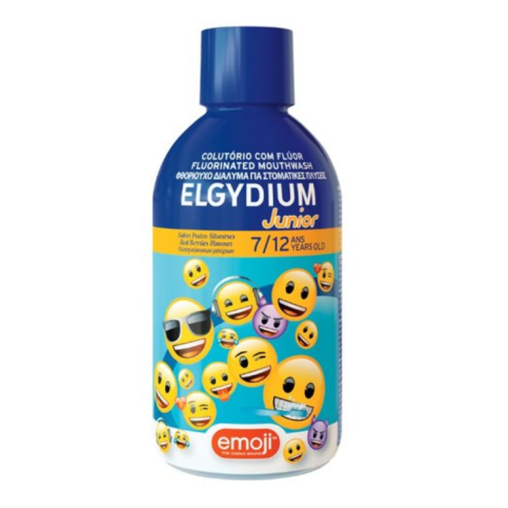 Elgydium junior emoji детска вода за уста 7-12г 500мл