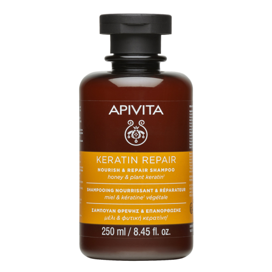 Apivita nourish & repair подхранващ и възстановяващ балсам за суха и увредена коса с маслина и мед 1