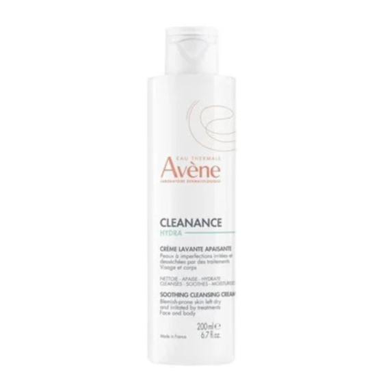 Avene cleanance hydra успокояващ измивен крем 200ml
