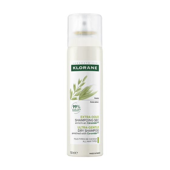 Klorane Сух шампоан с мляко от овес за честа употреба 150ml