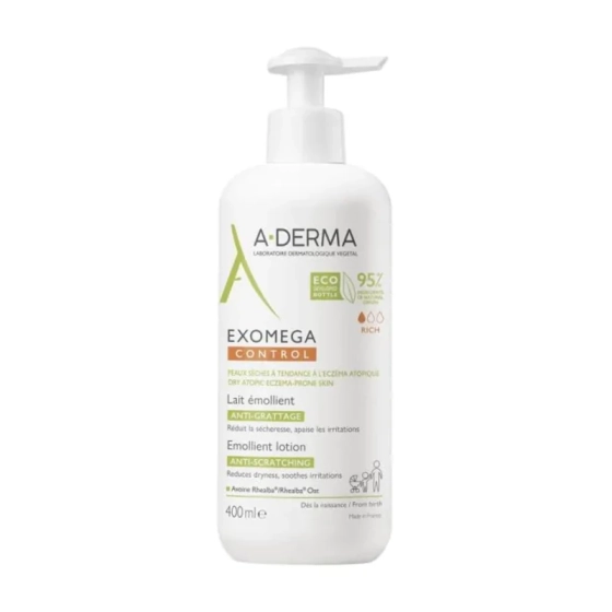 A-derma exomega control емолиентно мляко 400ml
