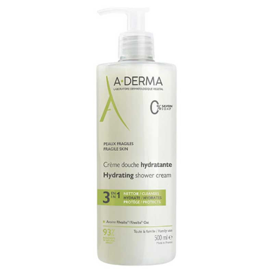 A-derma хидратиращ душ крем 500ml