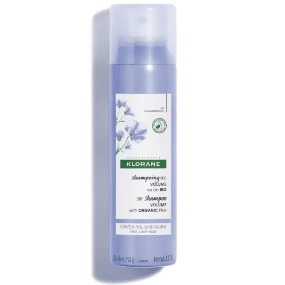 Klorane flax сух шампоан за обем за фина коса с лен 150мл