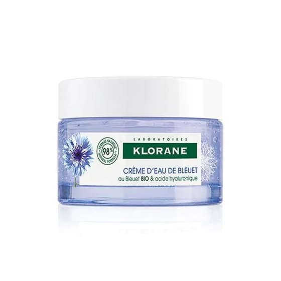 Klorane cornflower аква крем за хидратация и тонус с органична синя метличина 50мл